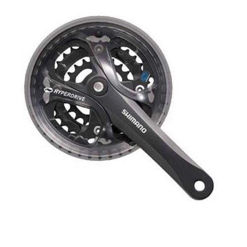 Shimano Acera FC-M361 48x38x28T 170mm / Melna / 170 mm image 1