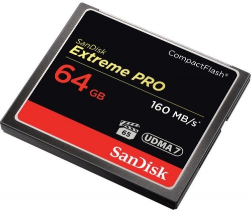 Sandisk карта памяти CF 64GB ExtremePro 160MB/s image 1
