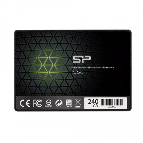 Silicon Power SSD Slim S56 240GB 2.5'', SATA III 6GB/s, 3D TLC NAND, 7mm image 1