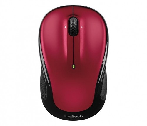 MOUSE USB OPTICAL WRL M235/RED 910-002496 LOGITECH image 1