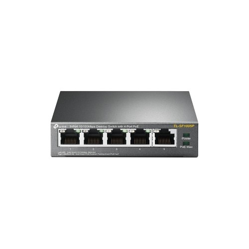 Switch | TP-LINK | Desktop/pedestal | 5x10Base-T / 100Base-TX | PoE ports 4 | TL-SF1005P image 1