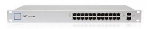 Switch | UBIQUITI | Rack 1U | 24x10Base-T / 100Base-TX / 1000Base-T | 2xSFP | PoE+ ports 24 | US-24-250W image 1