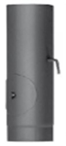 Jeremias Melno dūmvadu caurule D150 1.0m ar šīberi, ar revīziju image 1