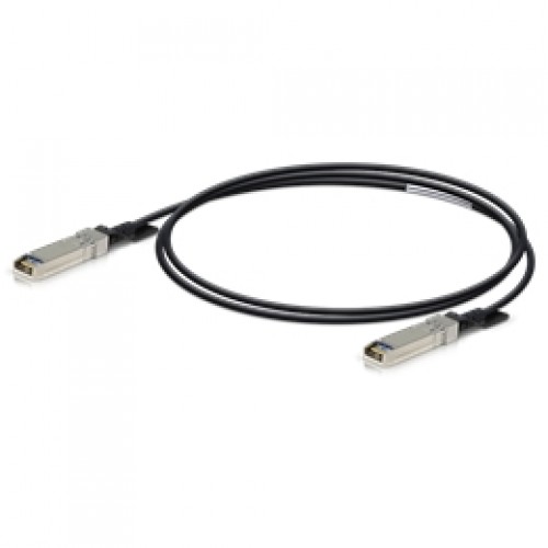 Ubiquiti UniFi SFP + Cable, 3m, DAC, 10Gbps, Black UDC-3 / UBI-UDC-3 image 1