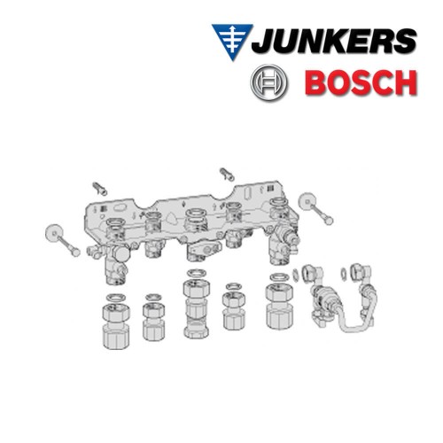 BOSCH Nr. 1660 7 738 110 553 Монтажная плата для комбинированных котлов 24/28 и 30/35 image 1