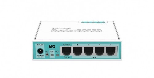 NET ROUTER 10/100/1000M 5PORT/HEX RB750GR3 MIKROTIK image 1