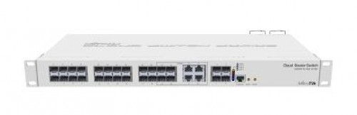 Switch|MIKROTIK|CRS328-4C-20S-4S+RM|Type L2|Rack 1U|4x10/100/1000BASE-T/SFP combo|20xSFP|4xSFP+|1xRJ45|CRS328-4C-20S-4S+RM image 1