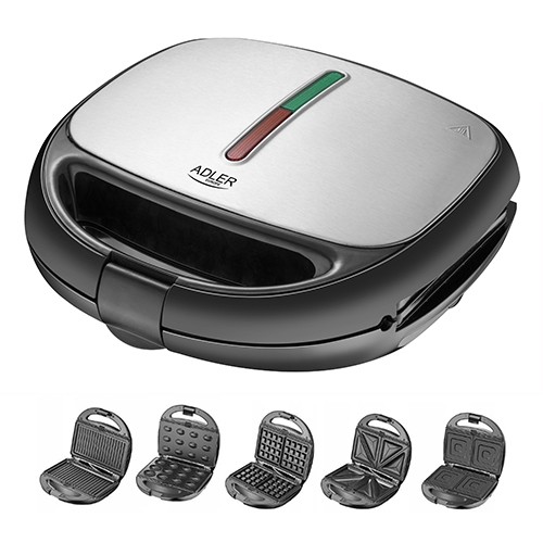 Adler AD 3040 sandwich maker 5in1 image 1