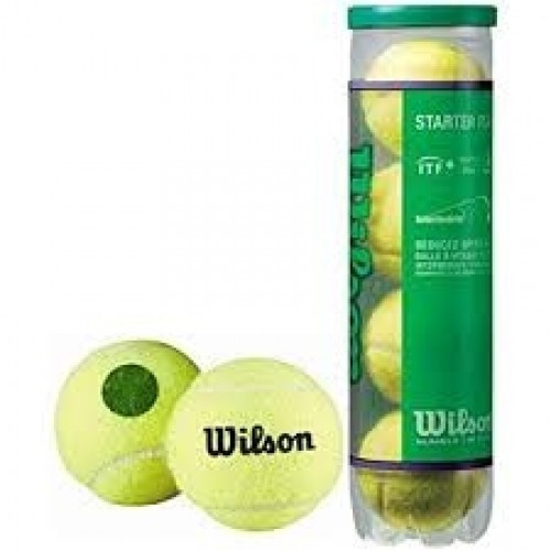 WILSON STARTER PLAY GREEN– kaste ar 18 tubiem (72 bumbas) image 1