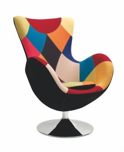 BUTTERFLY chair color: multicolored image 1