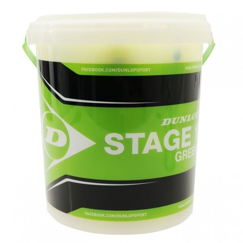 Теннисные мячи Dunlop Stage1 60-ведро, зеленый image 1
