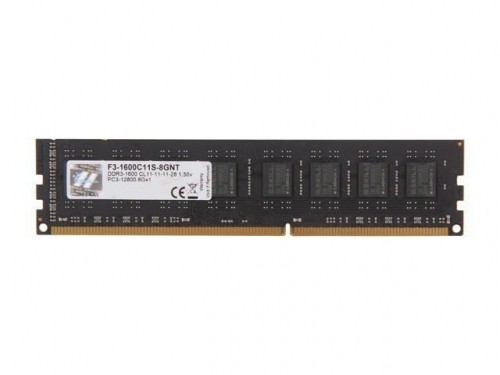 MEMORY DIMM 8GB PC12800 DDR3/F3-1600C11S-8GNT G.SKILL image 1