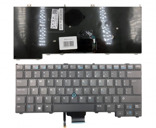 Keyboard Dell: Latitude E7240, E7440, D4HRW image 1