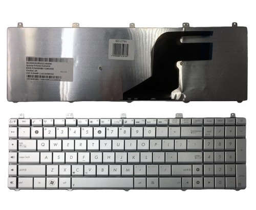 Keyboard ASUS N55 N55SL (silver) image 1