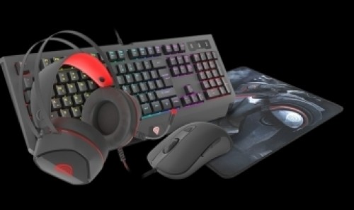 Genesis Cobalt 330 RGB Keyboard + Mouse + Headphones + Mousepad image 1