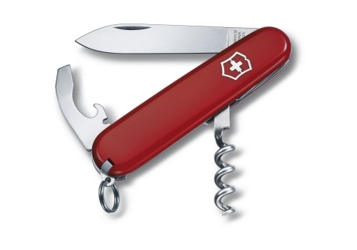 Victorinox Waiter Small Swiss Army Knife Universāls Kabatas Nazis (0.3303) Sarkans image 1