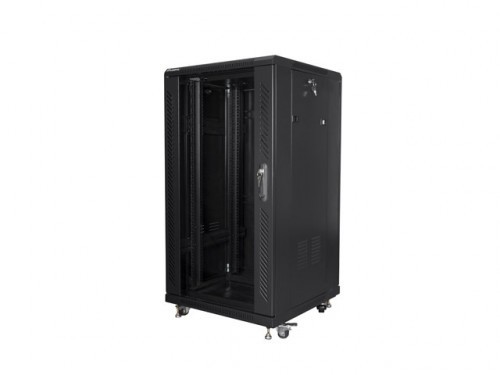 Lanberg 19cali 22U 600X600mm black cabinet image 1