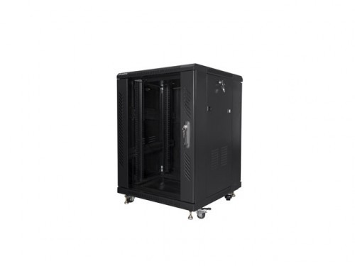 Lanberg 19cali 15U 600X600mm black cabinet image 1