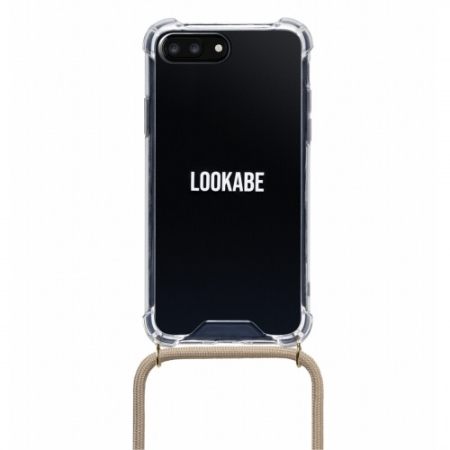 Lookabe Necklace iPhone 7/8+ gold nude loo007 image 1