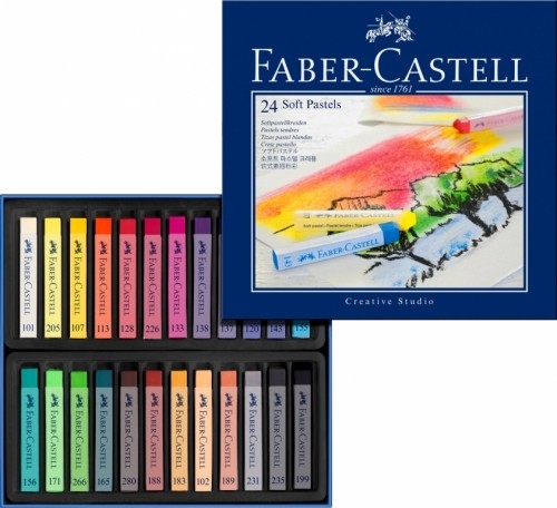 Faber-castell Pasteļkrītiņi Faber Castel 24 krāsas image 1
