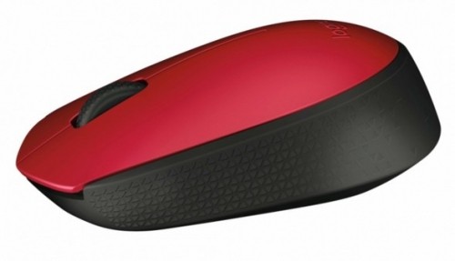 Logitech LOGI M171 Wireless Mouse RED image 1