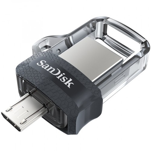 SanDisk Ultra Dual Drive m3.0 128GB Grey & Silver; EAN: 619659149697 image 1