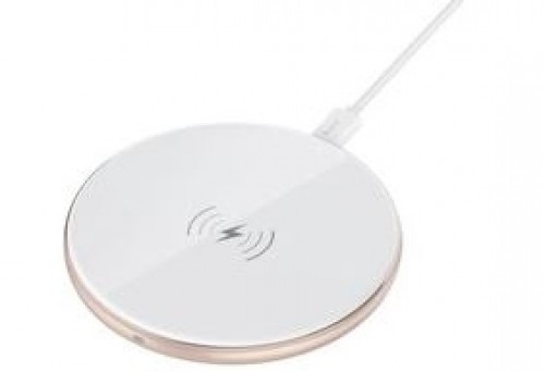 Devia Comet series ultra-slim wireless charger white image 1