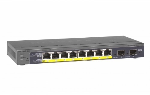 Netgear Smart Switch 8x1Gb PoE 2xSFP GS110TP image 1