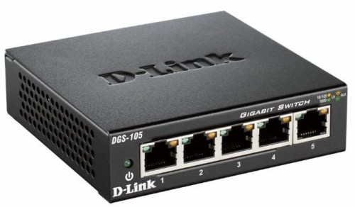 D-LINK DGS-105/E 5-port Gigabit Switch image 1