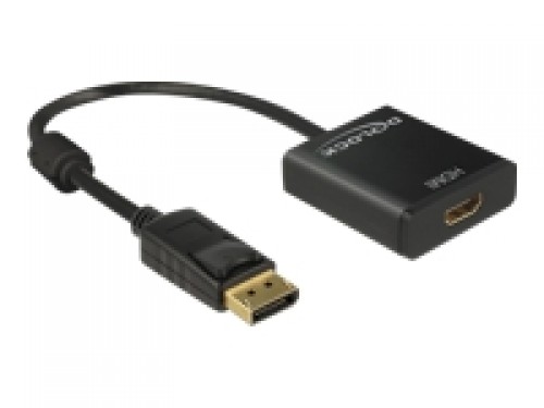 DELOCK Adaptorcable DP 1.2 plug HDMI bl image 1