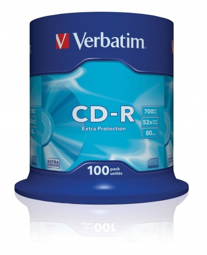 VERBATIM CD-R 80 min. / 700 MB 52x 100-p image 1