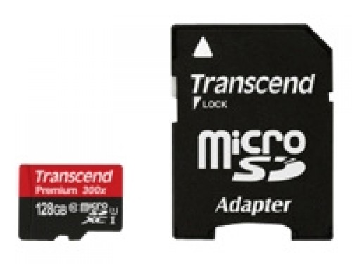 TRANSCEND Premium 128GB microSDXC UHS-I image 1