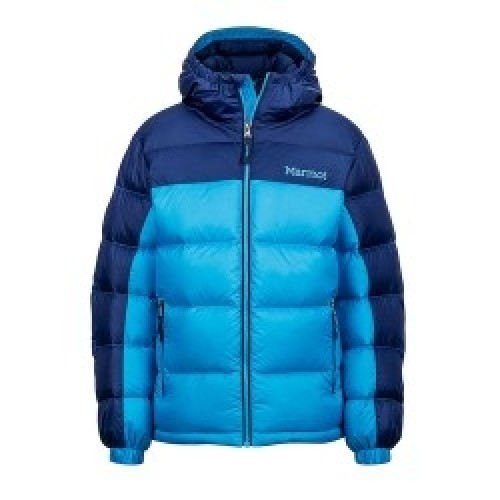 Marmot Jaka Boys Guides Down Hoody XL Bahama Blue/Arctic Navy image 1