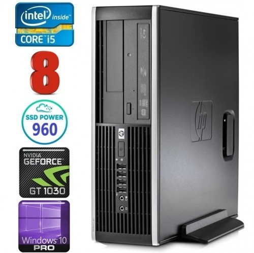 Hewlett-packard HP 8100 Elite SFF i5-750 8GB 960SSD GT1030 2GB DVD WIN10Pro image 1