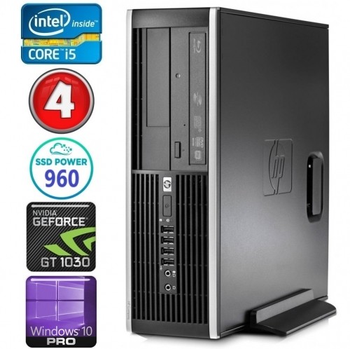 Hewlett-packard HP 8100 Elite SFF i5-750 4GB 960SSD GT1030 2GB DVD WIN10Pro image 1