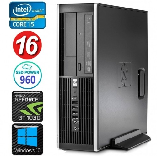 Hewlett-packard HP 8100 Elite SFF i5-750 16GB 960SSD GT1030 2GB DVD WIN10 image 1