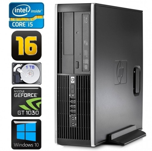 Hewlett-packard HP 8100 Elite SFF i5-750 16GB 1TB GT1030 2GB DVD WIN10 image 1