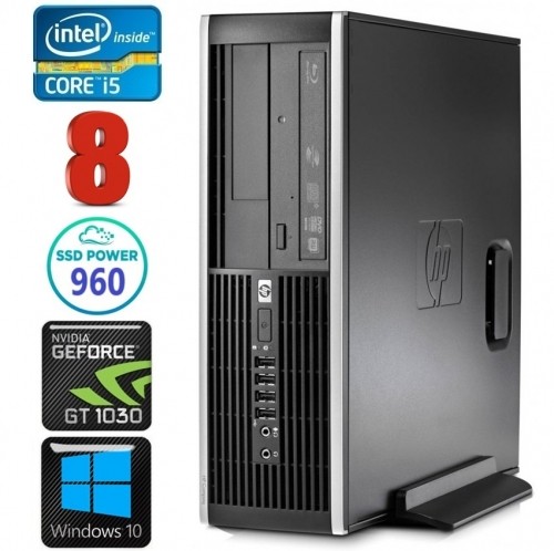 Hewlett-packard HP 8100 Elite SFF i5-750 8GB 960SSD GT1030 2GB DVD WIN10 image 1