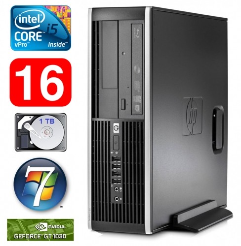 Hewlett-packard HP 8100 Elite SFF i5-650 16GB 1TB GT1030 2GB DVD WIN7Pro image 1