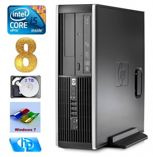 Hewlett-packard HP 8100 Elite SFF i5-650 8GB 2TB DVD WIN7Pro image 1