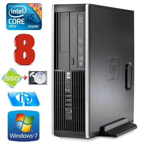 Hewlett-packard HP 8100 Elite SFF i5-650 8GB 120SSD+2TB DVD WIN7Pro image 1