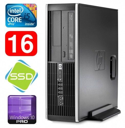 Hewlett-packard HP 8100 Elite SFF i5-650 16GB 120SSD DVD WIN10Pro image 1