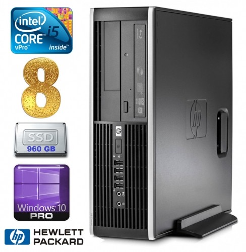 Hewlett-packard HP 8100 Elite SFF i5-650 8GB 960SSD DVD WIN10Pro image 1
