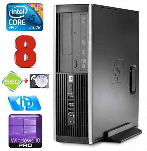 Hewlett-packard HP 8100 Elite SFF i5-650 8GB 120SSD+1TB DVD WIN10Pro image 1