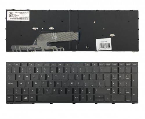 Keyboard HP: Probook 450 G5, 455 G5, 470 G5 with frame image 1