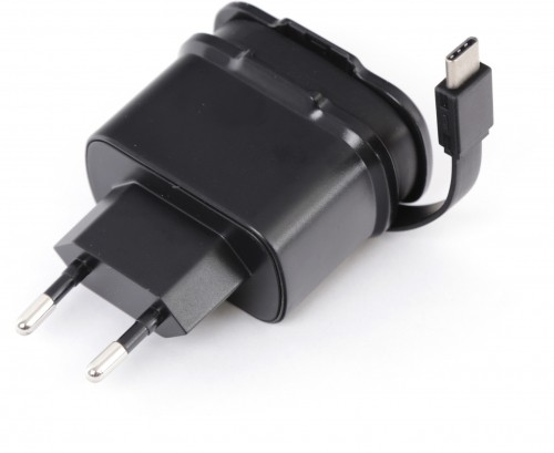 Зарядка Platinet 2xUSB 3,4A + кабель USB-C (44654) image 1