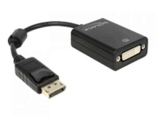 DELOCK Adaptor DP-St > DVI24+5-Bu 22,5cm image 1