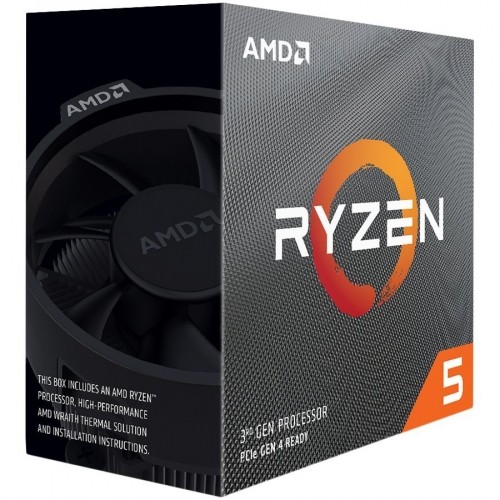 AMD CPU Desktop Ryzen 5 6C/6T 3500X (3.6/4.1 Boost GHz,35MB,65W,AM4) box, with Wraith Stealth cooler image 1