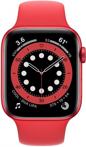 Apple Watch 6 GPS 44mm Sport Band (PRODUCT)RED image 1