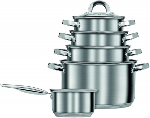 Smile MGK-10 Set of pots with lids 5pcs image 1